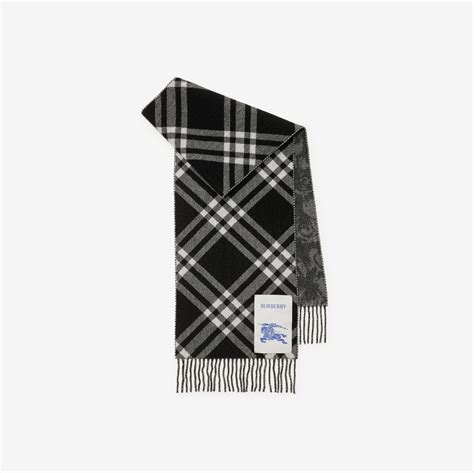 Burberry Reversible Rose Cashmere Scarf 